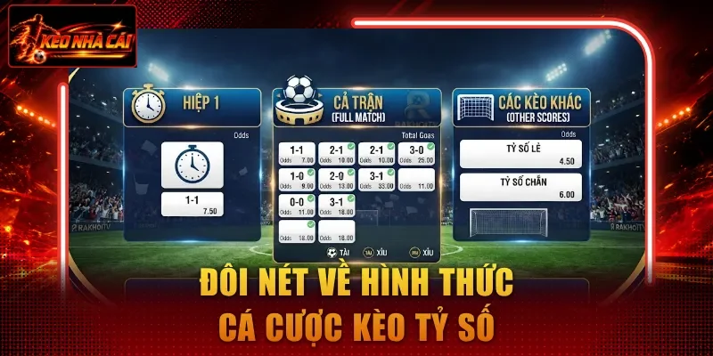 Đôi nét về hình thức cá cược kèo tỷ số